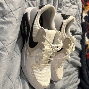 Nike Air Max White and Black Sneakers